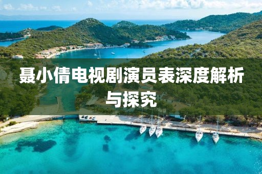 聂小倩电视剧演员表深度解析与探究