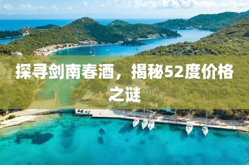 探寻剑南春酒，揭秘52度价格之谜