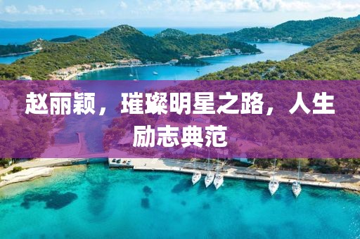 赵丽颖，璀璨明星之路，人生励志典范