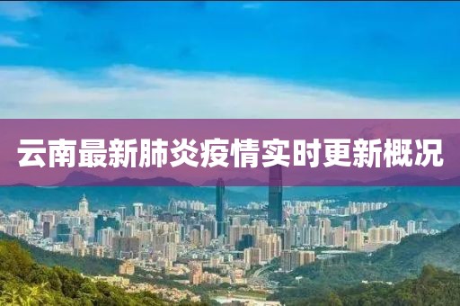 云南最新肺炎疫情实时更新概况