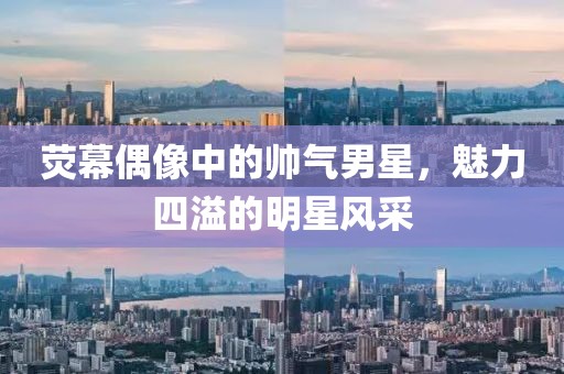 荧幕偶像中的帅气男星，魅力四溢的明星风采