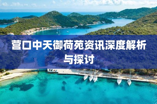 营口中天御荷苑资讯深度解析与探讨