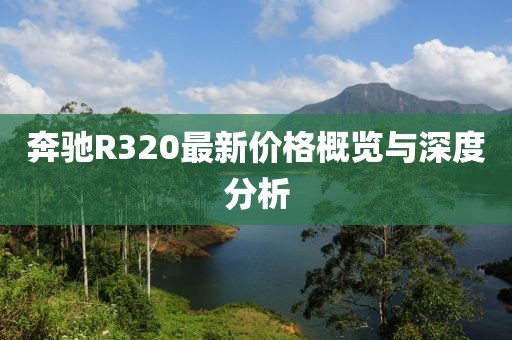 奔驰R320最新价格概览与深度分析