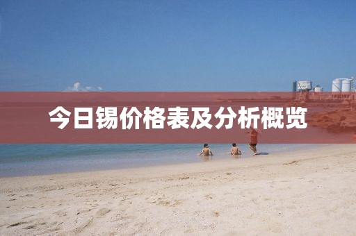 今日锡价格表及分析概览