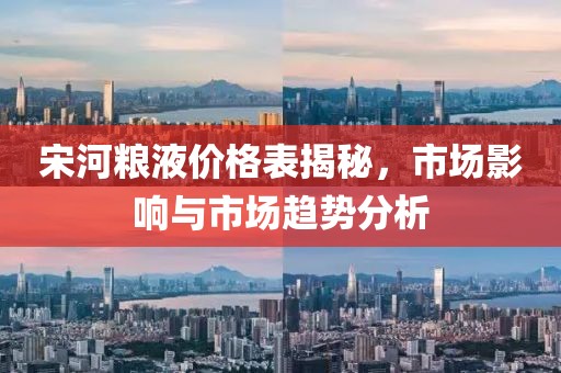 宋河粮液价格表揭秘，市场影响与市场趋势分析