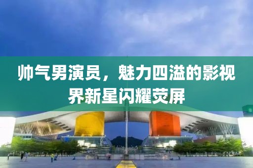帅气男演员，魅力四溢的影视界新星闪耀荧屏