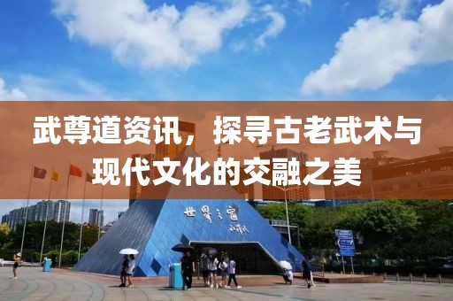 武尊道资讯，探寻古老武术与现代文化的交融之美