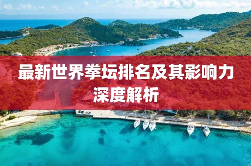 最新世界拳坛排名及其影响力深度解析