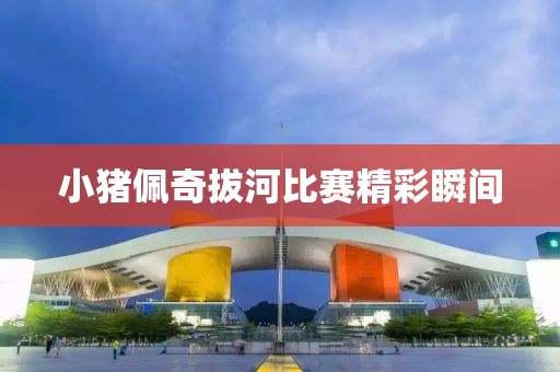 小猪佩奇拔河比赛精彩瞬间