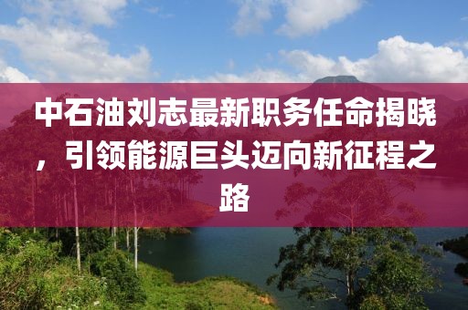 中石油刘志最新职务任命揭晓，引领能源巨头迈向新征程之路