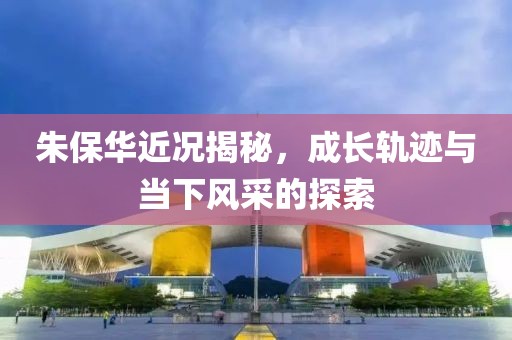 朱保华近况揭秘，成长轨迹与当下风采的探索