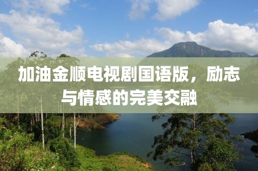 加油金顺电视剧国语版，励志与情感的完美交融