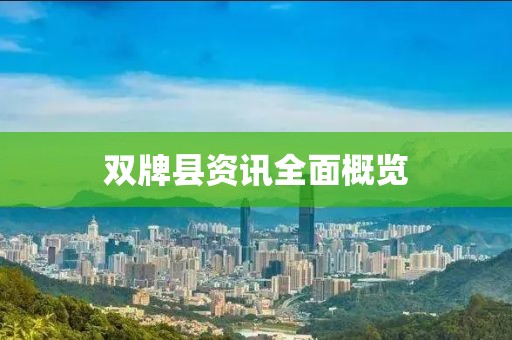 双牌县资讯全面概览
