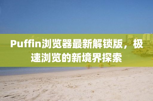 Puffin浏览器最新解锁版，极速浏览的新境界探索