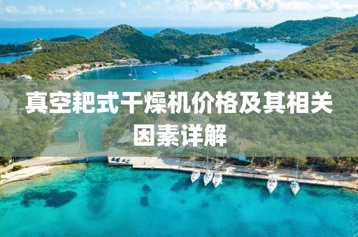 真空耙式干燥机价格及其相关因素详解