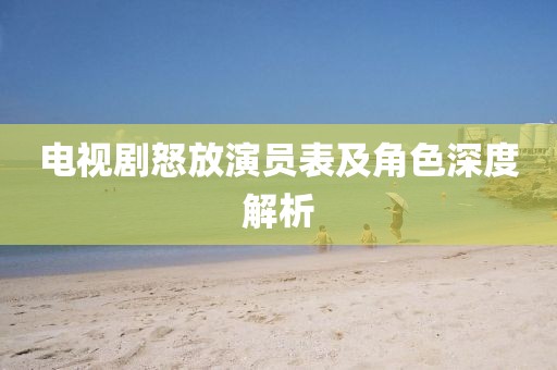 电视剧怒放演员表及角色深度解析