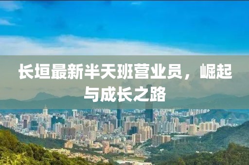 长垣最新半天班营业员，崛起与成长之路