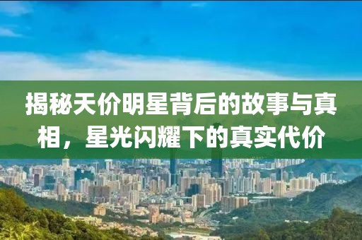 揭秘天价明星背后的故事与真相，星光闪耀下的真实代价