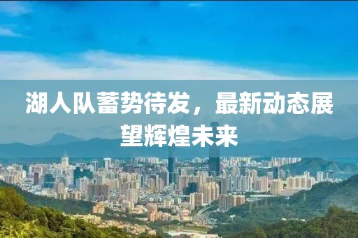 湖人队蓄势待发，最新动态展望辉煌未来