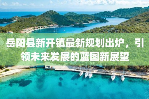 岳阳县新开镇最新规划出炉，引领未来发展的蓝图新展望