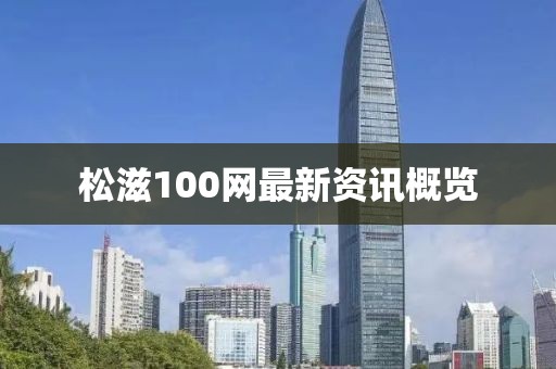 松滋100网最新资讯概览