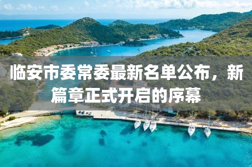 临安市委常委最新名单公布，新篇章正式开启的序幕