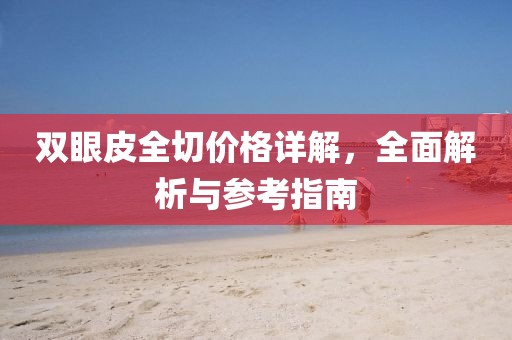 双眼皮全切价格详解，全面解析与参考指南