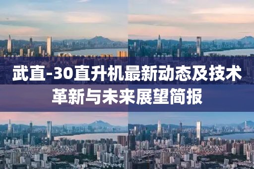 武直-30直升机最新动态及技术革新与未来展望简报