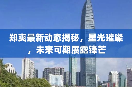 郑爽最新动态揭秘，星光璀璨，未来可期展露锋芒