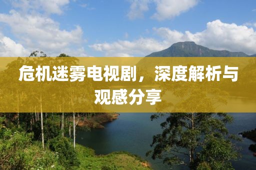 危机迷雾电视剧，深度解析与观感分享