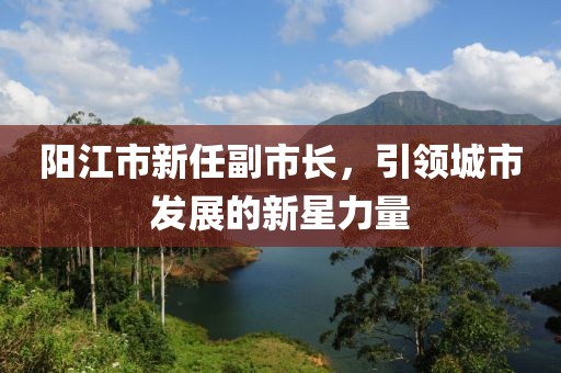 阳江市新任副市长，引领城市发展的新星力量